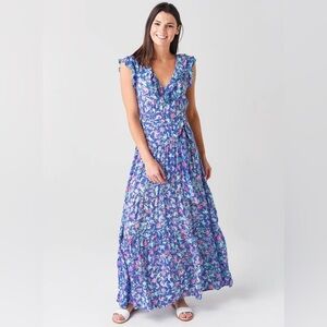 Poupette St Barth Della Long Maxi Dress Size Small